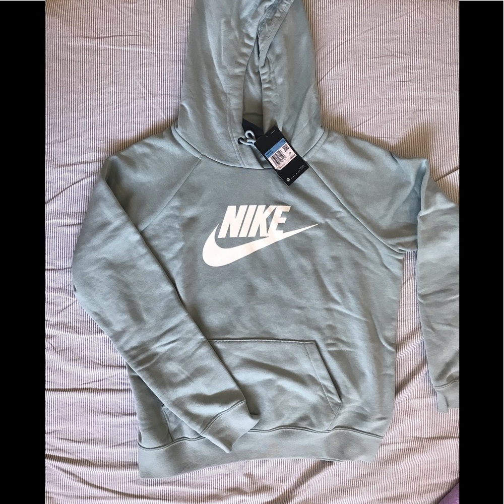 Nike baby blue hoodie!